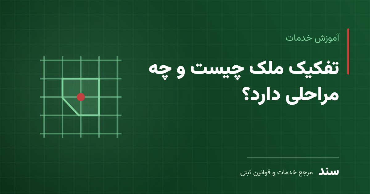 تفکیک ملک چیست و چه مراحلی دارد؟